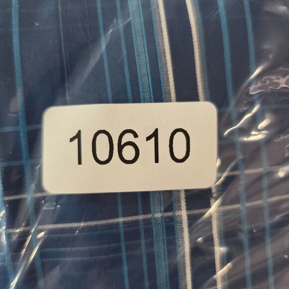 Mens Ariat Pro Series Blue Plaid Shirt Button Down Long Sleeve Cotton Blend XL - Picture 7 of 7